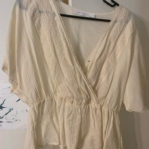 Cream colored blouse from nordstrom